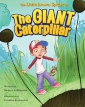 The Little Brown Spider In The Giant Caterpillar