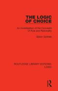 The Logic Of Choice