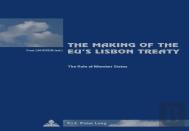 The Making Of The Euâ€™S Lisbon Treaty