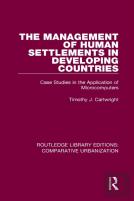 The Management Of Human Settlements In Developing Countries
