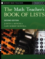 The Math Teacher'S Book Of Lists