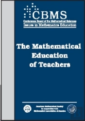 The Mathematical Education Of Teachers