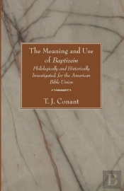 The Meaning And Use Of Baptizein