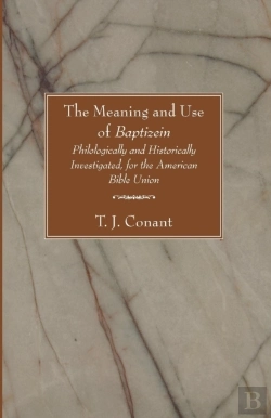 Bertrand.pt - The Meaning And Use Of Baptizein