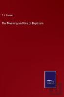 The Meaning And Use Of Baptizein