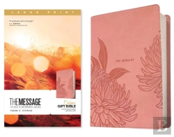 Bertrand.pt - The Message Deluxe Gift Bible, Large Print (Leather-Look, Dusty Pink Floral)