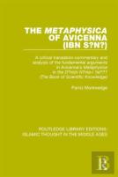 The 'Metaphysica' Of Avicenna (Ibn Sina)