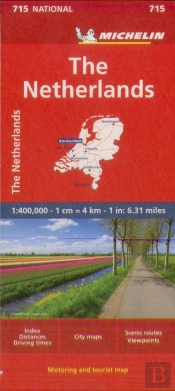 The Netherlands - Michelin National Map 715