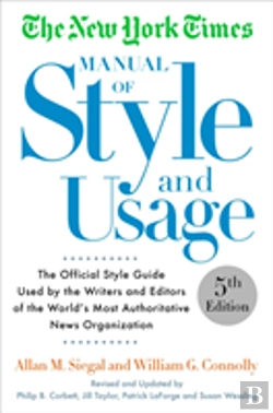 Bertrand.pt - The New York Times Manual Of Style And Usage, 5th Edition