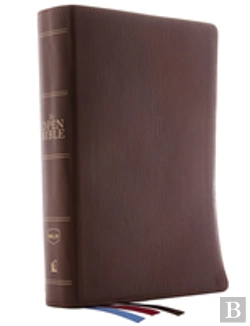 Bertrand.pt - The Nkjv, Open Bible, Brown Genuine Leather, Red Letter, Comfort Print
