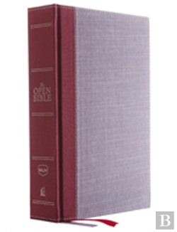 Bertrand.pt - The Nkjv, Open Bible, Cloth Over Board, Gray/Red, Red Letter Edition, Comfort Print