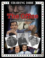 The Office Lines Spirals Hearts Coloring Book