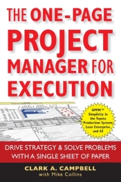 The One-Page Project Manager For Execution