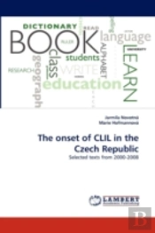 The Onset Of Clil In The Czech Republic