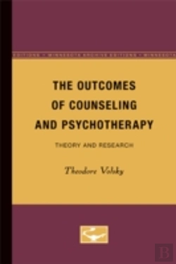 Bertrand.pt - The Outcomes Of Counseling And Psychotherapy