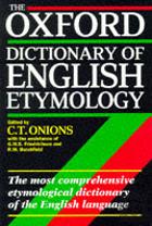 The Oxford Dictionary Of English Etymology