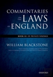 The Oxford Edition Of Blackstone'S: Commentaries On The Laws Of England