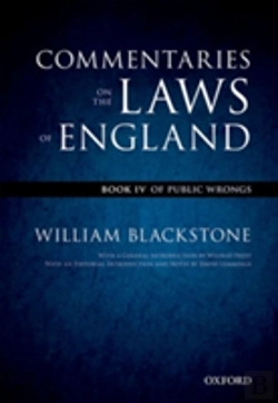 Bertrand.pt - The Oxford Edition Of Blackstone'S: Commentaries On The Laws Of England