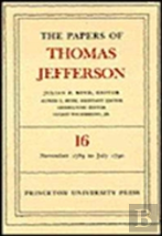 The Papers Of Thomas Jefferson, Volume 16