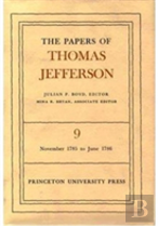 The Papers Of Thomas Jefferson, Volume 9