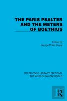 The Paris Psalter And The Meters Of Boethius
