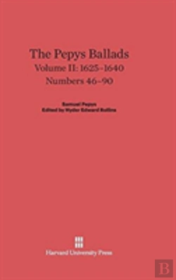 Bertrand.pt - The Pepys Ballads, Volume Ii, (1625-1640)
