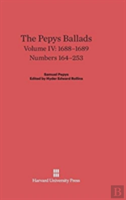 Bertrand.pt - The Pepys Ballads, Volume Iv, (1688-1689)