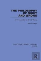 The Philosophy Of Right And Wrong