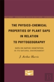 The Physico-Chemical Properties Of Plant Saps In Relation To Phytogeography