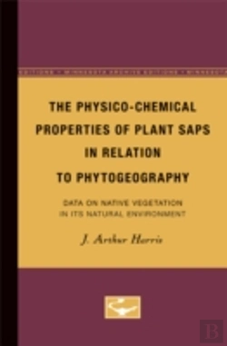 Bertrand.pt - The Physico-Chemical Properties Of Plant Saps In Relation To Phytogeography
