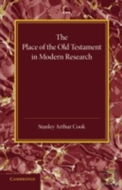 The Place Of The Old Testament In Modern Research
