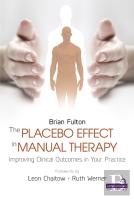 The Placebo Effect In Manual Therapy