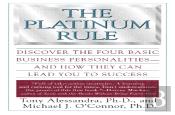 The Platinum Rule