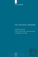 The Pluralistic Halakhah