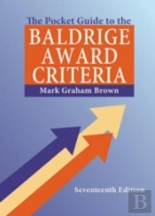 The Pocket Guide To The Baldrige Award Criteria (5-Pack)