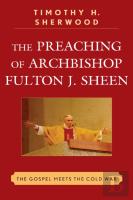 The Preaching Of Archbishop Fulton J. Sheen
