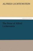 The Prose Of Alfred Lichtenstein