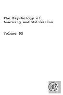 The Psychology Of Learning And Motivation