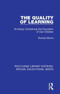 The Quality Of Learning