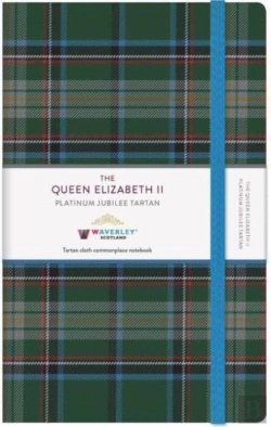 Bertrand.pt - The Queen Elizabeth Ii Platinum Jubilee Tartan Cloth Large Notebook