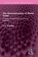 The Reconstruction Of World Trade