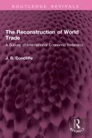 The Reconstruction Of World Trade