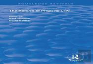 The Reform Of Property Law