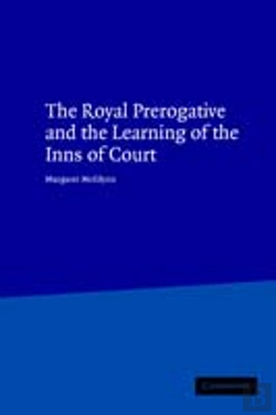Bertrand.pt - The Royal Prerogative And The Learning Of The Inns Of Court