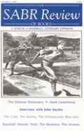 The Sabr Review Of Books, Volume 4