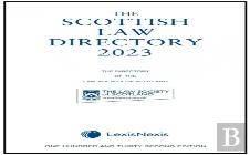 The Scottish Law Directory: The White Book 2023