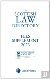 The Scottish Law Directory: The White Book Fees Supplement 2023