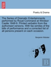 The Series Of Dramatic Entertainments Pe