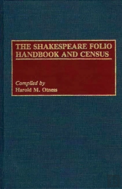 Bertrand.pt - The Shakespeare Folio Handbook And Census