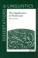 The Significance Of Word Lists
